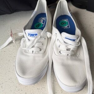 Keds Classic White Lace-Up Sneakers